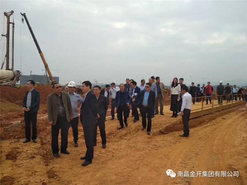 一江书记前往儒乐湖滨江公园下穿段项目及技术协同创新园