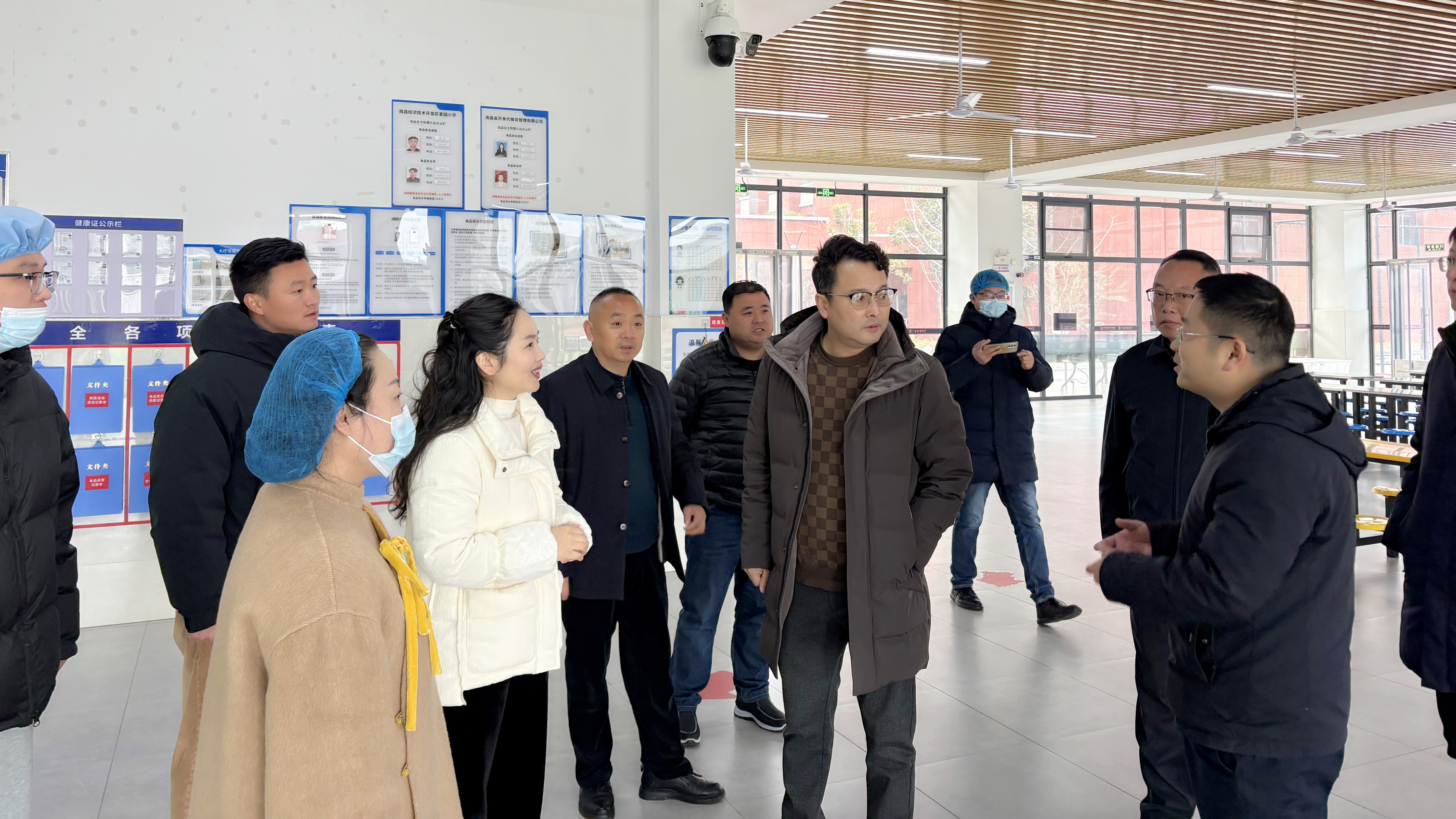 程振华带队督导检查校园食品安全工作